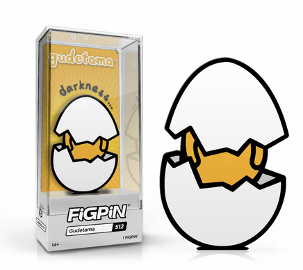 FiGPiN: Gudetama - Gudetama (Darkness) #512 - The Mage's Emporium Shumi Toys & Gifts Shopify Collective Shumi Toys & Gifts Used English FiGPiN Japanese Style Comic Book