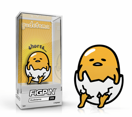 FiGPiN: Gudetama - Gudetama (Shorts) #515 - The Mage's Emporium Shumi Toys & Gifts Shopify Collective Shumi Toys & Gifts Used English FiGPiN Japanese Style Comic Book