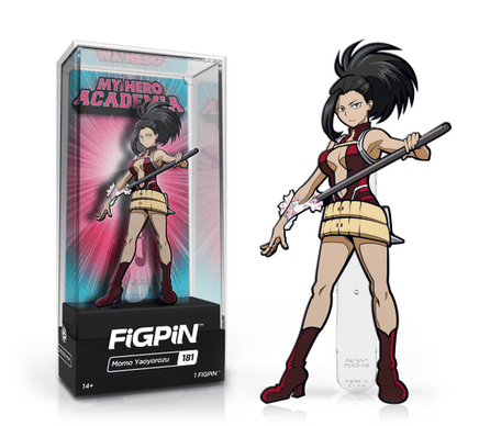 FiGPiN: My Hero Academia - Momo Yaoyorozu #181 - The Mage's Emporium Shumi Toys & Gifts Shopify Collective Shumi Toys & Gifts Used English FiGPiN Japanese Style Comic Book