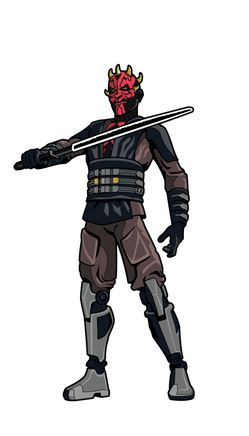 FiGPiN: Star Wars - Darth Maul [Darksaber] #575 - The Mage's Emporium Shumi Toys & Gifts Shopify Collective Shumi Toys & Gifts Used English FiGPiN Japanese Style Comic Book