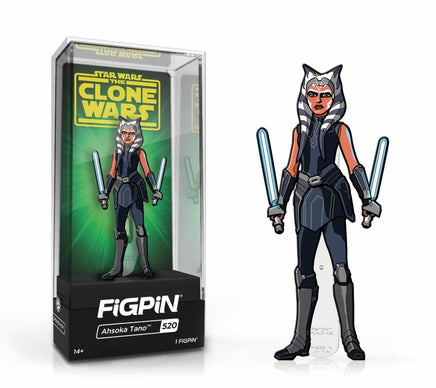 FiGPiN: Star Wars: The Clone Wars - Ahsoka Tano #520 - The Mage's Emporium Shumi Toys & Gifts Shopify Collective Shumi Toys & Gifts Used English FiGPiN Japanese Style Comic Book