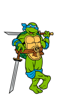 FiGPiN: Teenage Mutant Ninja Turtles - Leonardo #566 - The Mage's Emporium Shumi Toys & Gifts Shopify Collective Shumi Toys & Gifts Used English FiGPiN Japanese Style Comic Book