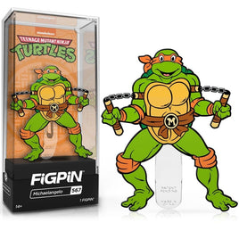 FiGPiN: Teenage Mutant Ninja Turtles - Michaelangelo #567 - The Mage's Emporium Shumi Toys & Gifts Shopify Collective Shumi Toys & Gifts Used English FiGPiN Japanese Style Comic Book