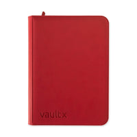 9 Pocket Exo-Tec Zip Binder : Fire Red