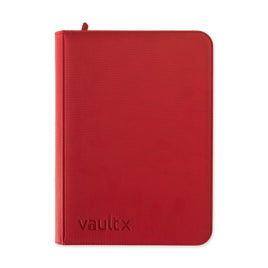 9 Pocket Exo-Tec Zip Binder : Fire Red