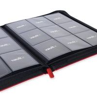 9 Pocket Exo-Tec Zip Binder : Fire Red