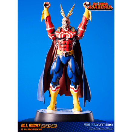 First 4 Figures: My Hero Academia - All Might Silver Age 11 - Inch PVC Statue - The Mage's Emporium Shumi Toys & Gifts Shopify Collective Shumi Toys & Gifts Used English Statue Japanese Style Comic Book