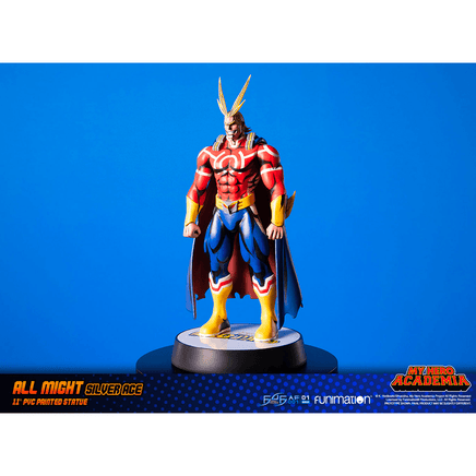 First 4 Figures: My Hero Academia - All Might Silver Age 11 - Inch PVC Statue - The Mage's Emporium Shumi Toys & Gifts Shopify Collective Shumi Toys & Gifts Used English Statue Japanese Style Comic Book