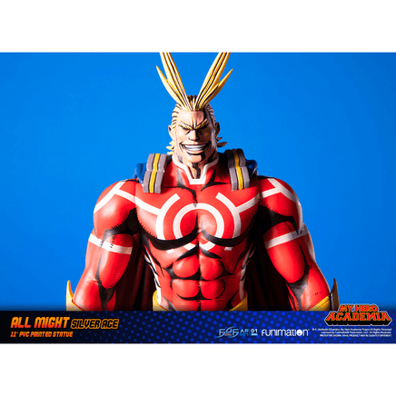 First 4 Figures: My Hero Academia - All Might Silver Age 11 - Inch PVC Statue - The Mage's Emporium Shumi Toys & Gifts Shopify Collective Shumi Toys & Gifts Used English Statue Japanese Style Comic Book