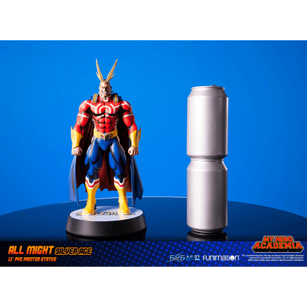 First 4 Figures: My Hero Academia - All Might Silver Age 11 - Inch PVC Statue - The Mage's Emporium Shumi Toys & Gifts Shopify Collective Shumi Toys & Gifts Used English Statue Japanese Style Comic Book