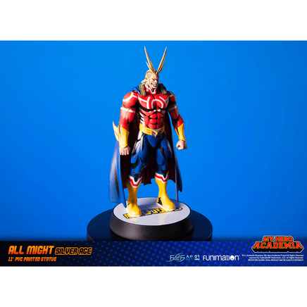 First 4 Figures: My Hero Academia - All Might Silver Age 11 - Inch PVC Statue - The Mage's Emporium Shumi Toys & Gifts Shopify Collective Shumi Toys & Gifts Used English Statue Japanese Style Comic Book