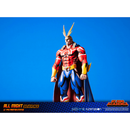 First 4 Figures: My Hero Academia - All Might Silver Age 11 - Inch PVC Statue - The Mage's Emporium Shumi Toys & Gifts Shopify Collective Shumi Toys & Gifts Used English Statue Japanese Style Comic Book
