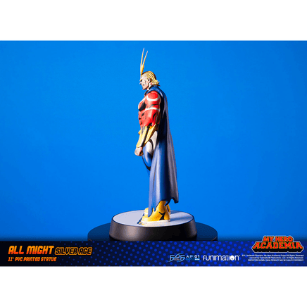 First 4 Figures: My Hero Academia - All Might Silver Age 11 - Inch PVC Statue - The Mage's Emporium Shumi Toys & Gifts Shopify Collective Shumi Toys & Gifts Used English Statue Japanese Style Comic Book
