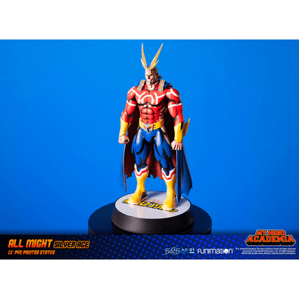 First 4 Figures: My Hero Academia - All Might Silver Age 11 - Inch PVC Statue - The Mage's Emporium Shumi Toys & Gifts Shopify Collective Shumi Toys & Gifts Used English Statue Japanese Style Comic Book
