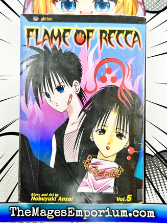 Flame of Recca Vol 5 Ex Library - The Mage's Emporium Viz Media 2409 UPDATEMETA Used English Manga Japanese Style Comic Book