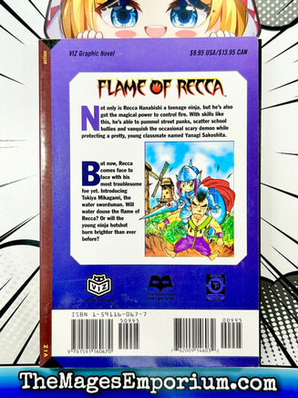 Flames of Recca Vol 2 - The Mage's Emporium Viz Media 2409 BackInStock Used English Manga Japanese Style Comic Book