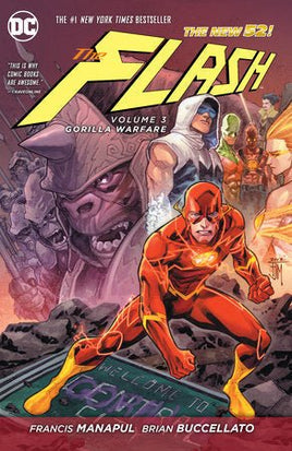 Flash TPB Volume 03 Gorilla Warfare (N52) - The Mage's Emporium The Multiverse Shopify Collective The Multiverse Used English Graphic Novels Japanese Style Comic Book