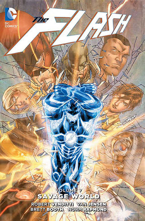 Flash TPB Volume 07 Savage World - The Mage's Emporium The Multiverse Shopify Collective The Multiverse Used English Graphic Novels Japanese Style Comic Book