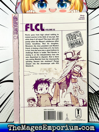 FLCL Vol 2 - The Mage's Emporium Tokyopop 2408 BackInStock Used English Manga Japanese Style Comic Book