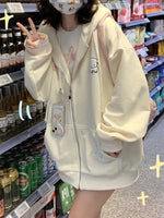 Fleece Zip Up Hoodie - The Mage's Emporium Kore Kawaii Kore Kawaii Shopify Collective Used English Japanese Style Comic Book