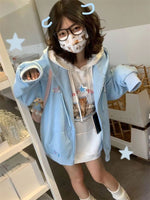 Fleece Zip Up Hoodie - The Mage's Emporium Kore Kawaii Kore Kawaii Shopify Collective Used English Japanese Style Comic Book