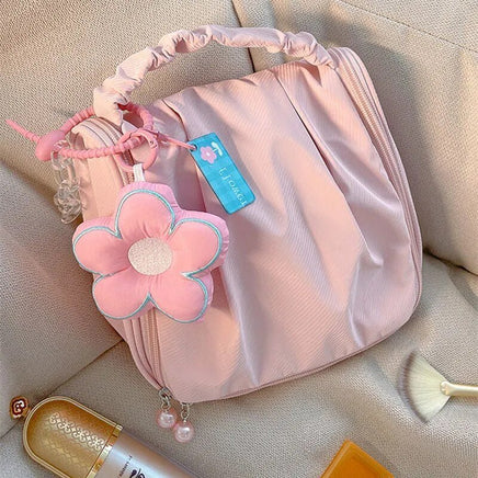 Flower Pendant Makeup Bag - The Mage's Emporium Kore Kawaii Kore Kawaii Shopify Collective Used English Japanese Style Comic Book
