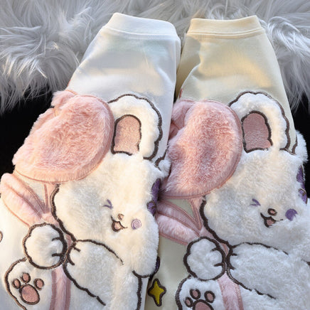 Fluffy Tulip Bunny T-Shirt - The Mage's Emporium Kore Kawaii Kore Kawaii Shopify Collective Used English Japanese Style Comic Book