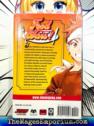 Food Wars Vol 1 - The Mage's Emporium Viz Media 2412 BackInStock Used English Manga Japanese Style Comic Book