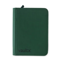 4 Pocket Exo-Tec Zip Binder : Forest Green