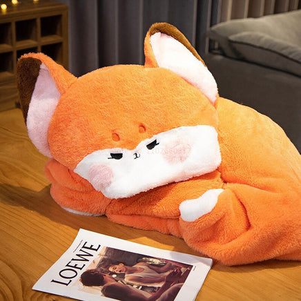 Fox Blanket Hoodie - The Mage's Emporium Kore Kawaii Kore Kawaii Shopify Collective Used English Japanese Style Comic Book