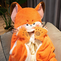 Fox Blanket Hoodie - The Mage's Emporium Kore Kawaii Kore Kawaii Shopify Collective Used English Japanese Style Comic Book