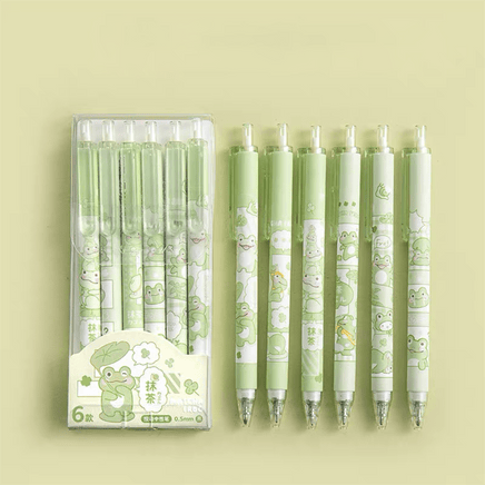Frog Gel Pens - The Mage's Emporium Kore Kawaii Kore Kawaii Shopify Collective Used English Japanese Style Comic Book