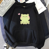 Froggy Love Hoodie - The Mage's Emporium Kore Kawaii Kore Kawaii Shopify Collective Used English Japanese Style Comic Book