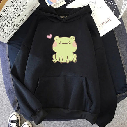 Froggy Love Hoodie - The Mage's Emporium Kore Kawaii Kore Kawaii Shopify Collective Used English Japanese Style Comic Book