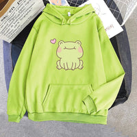 Froggy Love Hoodie - The Mage's Emporium Kore Kawaii Kore Kawaii Shopify Collective Used English Japanese Style Comic Book