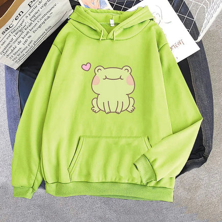 Froggy Love Hoodie - The Mage's Emporium Kore Kawaii Kore Kawaii Shopify Collective Used English Japanese Style Comic Book