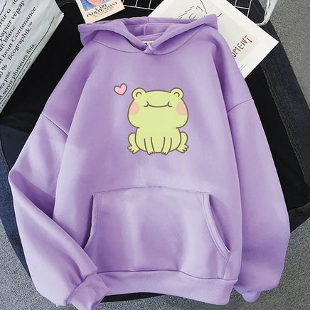 Froggy Love Hoodie - The Mage's Emporium Kore Kawaii Kore Kawaii Shopify Collective Used English Japanese Style Comic Book