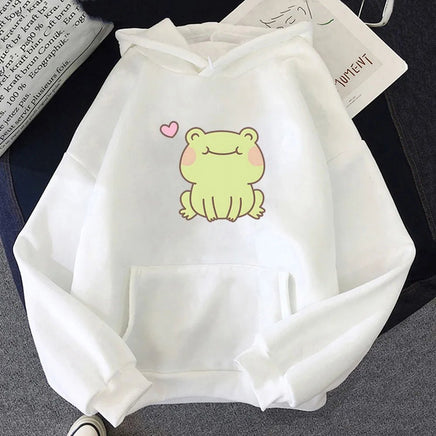 Froggy Love Hoodie - The Mage's Emporium Kore Kawaii Kore Kawaii Shopify Collective Used English Japanese Style Comic Book