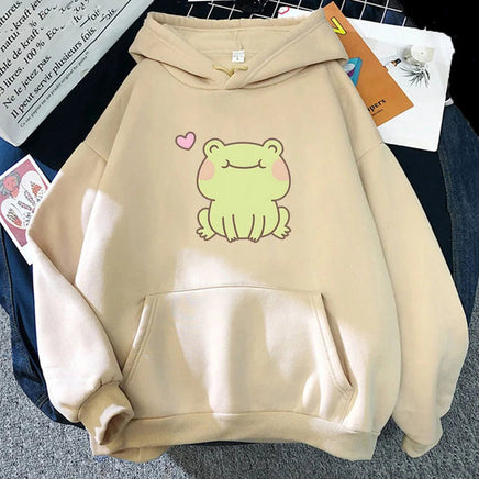 Froggy Love Hoodie - The Mage's Emporium Kore Kawaii Kore Kawaii Shopify Collective Used English Japanese Style Comic Book