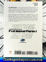 Full Metal Panic! Vol 1 - The Mage's Emporium ADV 2409 BackInStock UPDATEMETA Used English Manga Japanese Style Comic Book