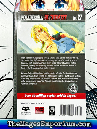 Fullmetal Alchemist Vol 27 - The Mage's Emporium Viz Media 2404 bis1 bis3 Used English Manga Japanese Style Comic Book