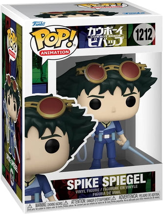 Funko Pop! 1212 Animation: Cowboy Bebop - Spike with Weapon and Sword Figure - The Mage's Emporium Super Anime Store Shopify Collective Super Anime Store Used English Figures Japanese Style Comic Book