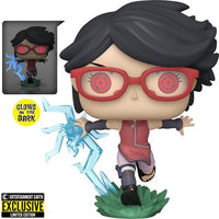 Funko Pop! 1358 Animation - Boruto - Sarada with Sharingan Vinyl Figure - Glow-in-the-Dark Entertainment Earth Exclusive