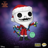 Funko Pop! 1383 - Nightmare Before Christmas 30th Anniversary Santa Jack Scented Vinyl Figure - Entertainment Earth Exclusive