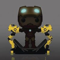 Funko Pop! 905 - Marvel Iron Man with Gantry Glow - in - the - Dark Deluxe Vinyl Bobble Head - PX - The Mage's Emporium ToyShnip Shopify Collective ToyShnip Used English Action Figure Japanese Style Comic Book