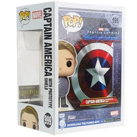 Funko Pop! 999 Marvel - Captain America with Prototype Shield Vinyl Figure - Entertainment Earth Exclusive - The Mage's Emporium ToyShnip Shopify Collective ToyShnip Used English Toys & Games Japanese Style Comic Book