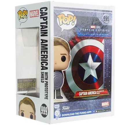 Funko Pop! 999 Marvel - Captain America with Prototype Shield Vinyl Figure - Entertainment Earth Exclusive - The Mage's Emporium ToyShnip Shopify Collective ToyShnip Used English Toys & Games Japanese Style Comic Book