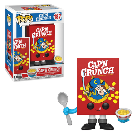 Funko POP! Ad Icons: Quaker - Cap'N Crunch Cereal Box Vinyl Figure #187 - The Mage's Emporium Shumi Toys & Gifts Shopify Collective Shumi Toys & Gifts Used English POP! Vinyl Japanese Style Comic Book