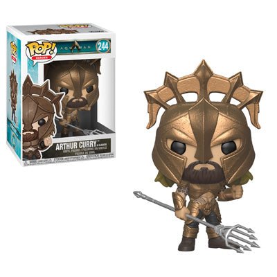 Funko POP! Aquaman - Arthur Curry as Gladiator Vinyl Figure #244 - The Mage's Emporium Shumi Toys & Gifts Shopify Collective Shumi Toys & Gifts Used English POP! Vinyl Japanese Style Comic Book