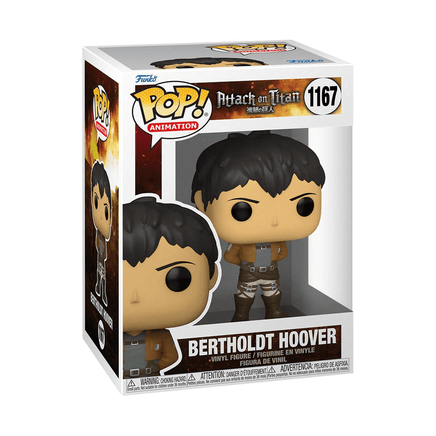 Funko POP! Attack on Titan - Season 3 Bertholdt Hoover Vinyl Figure #1167 - The Mage's Emporium Shumi Toys & Gifts Shopify Collective Shumi Toys & Gifts Used English POP! Vinyl Japanese Style Comic Book